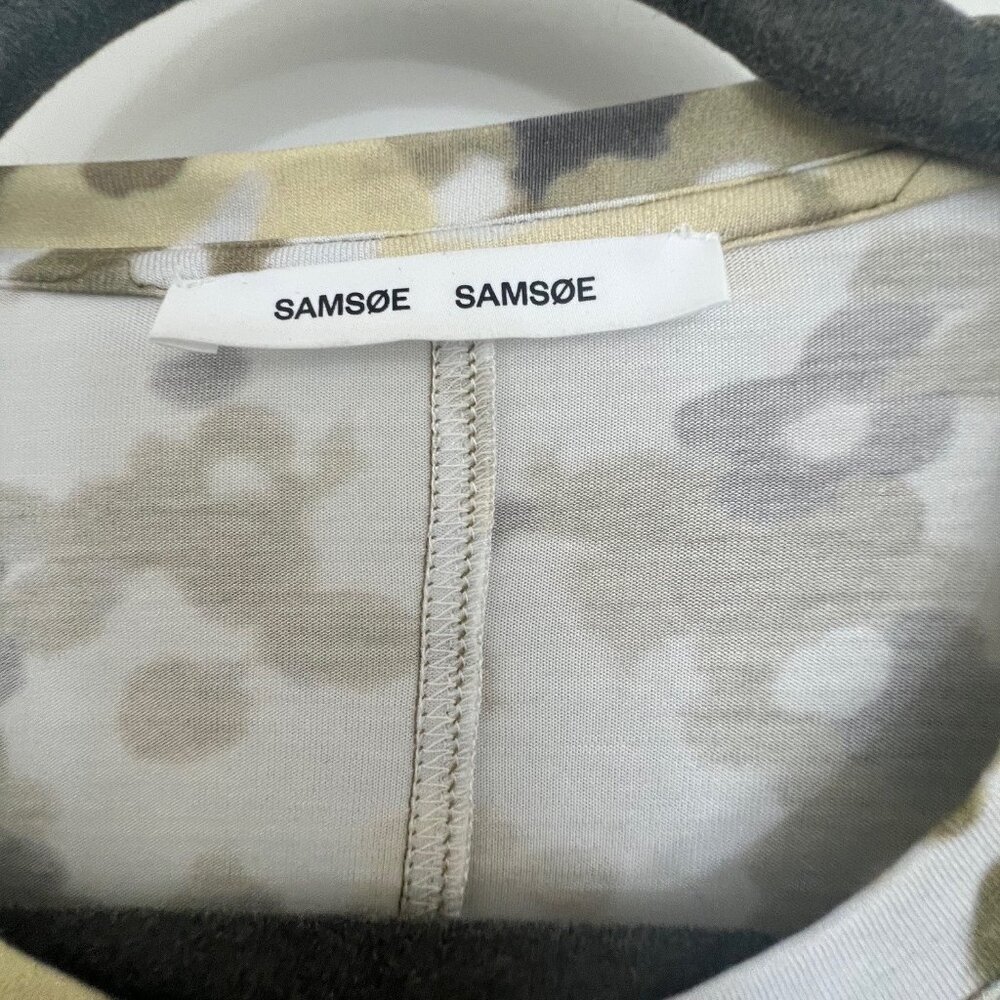 Samsoe Rosie Dress in Camo - Size Medium - Picture 5 of 6
